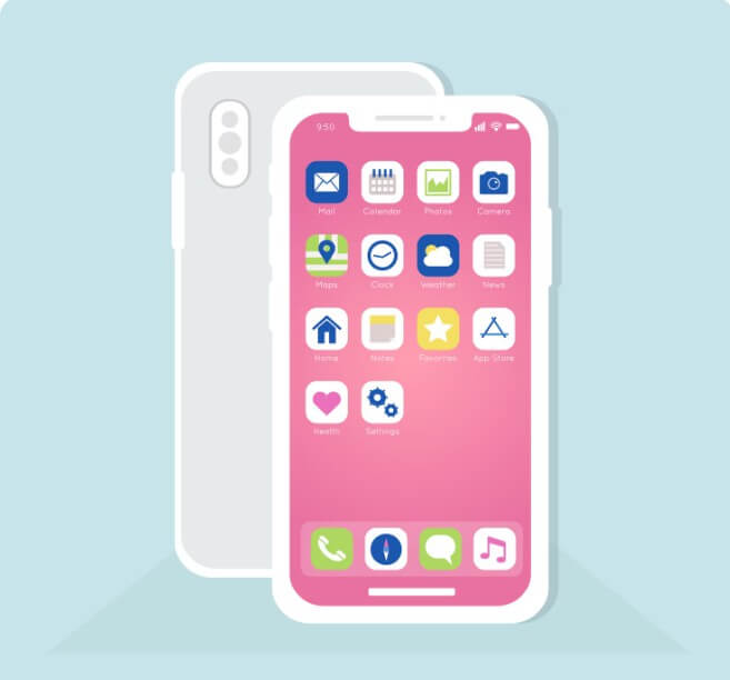 핸드폰으로 소액 결제하는 모습