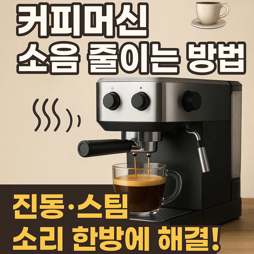 커피머신 소음