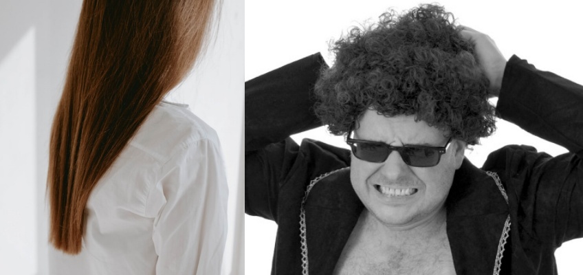 모발의 종류와 형태-직모와 파상모