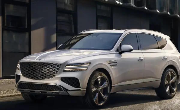 제네시스 gv80 앞&amp;#44; 측면 디자인