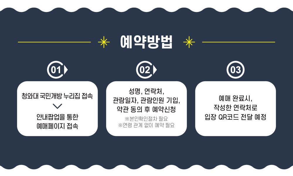 청와대 야간개장