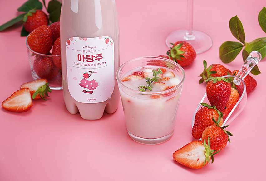 6시내고향 딸기막걸리 분홍탁주