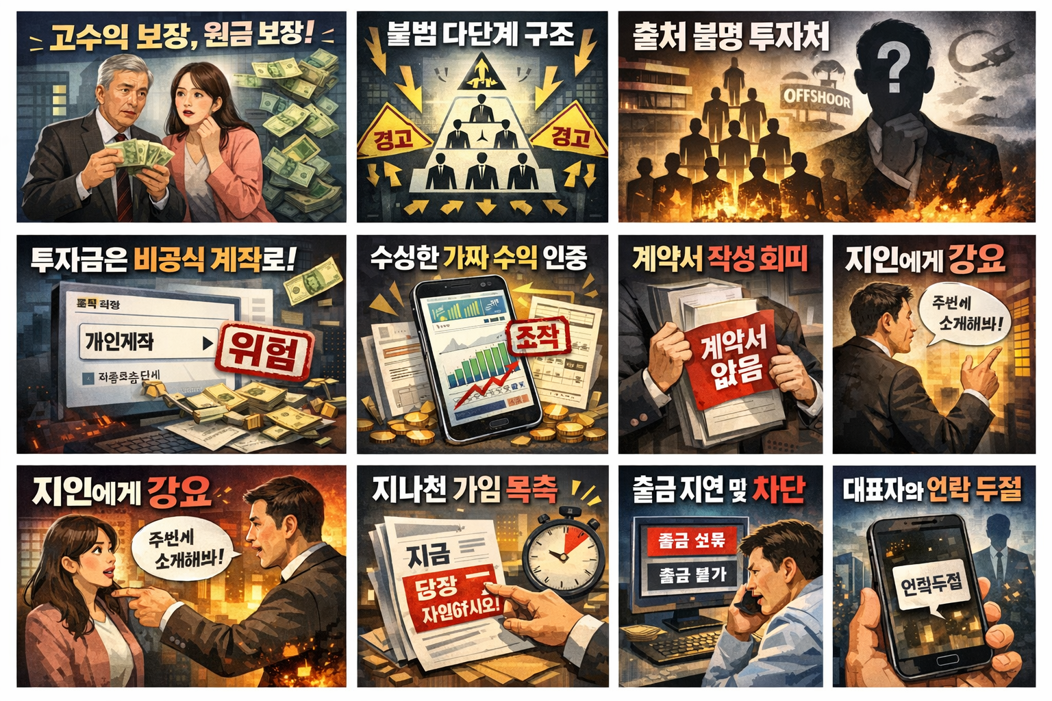 재테크 사기 신호 7가지