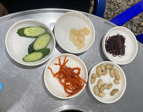 한계령조개구이-밑반찬