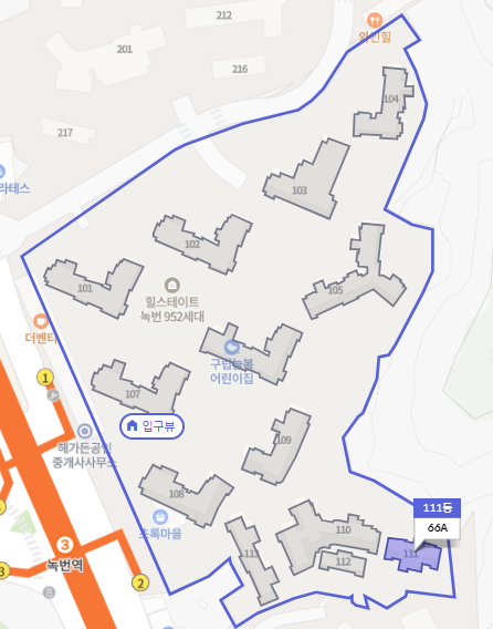 단지배치도