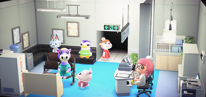 동물의숲 해피홈 파라다이스 병원만들기