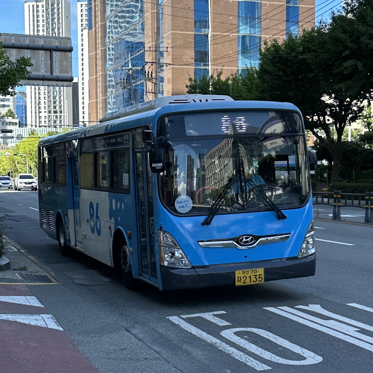 부산86번버스노선도