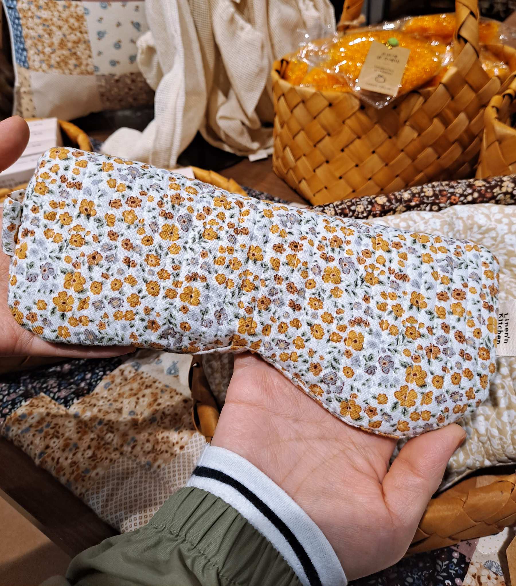 눈찜질팩 노랑색