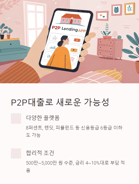 p2p 대출로 새로운 가능성