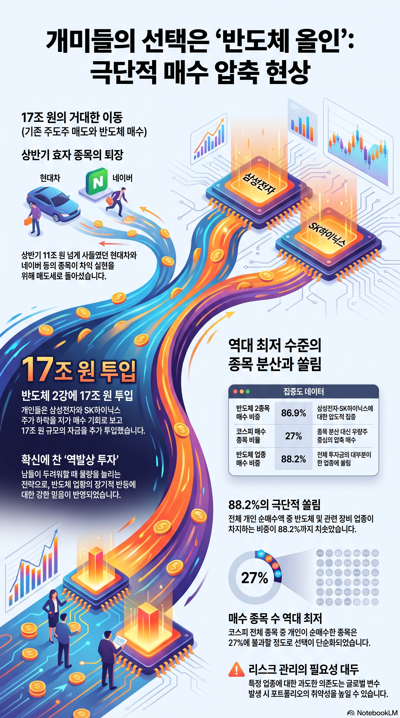 개미들의 반도체 저가 매수