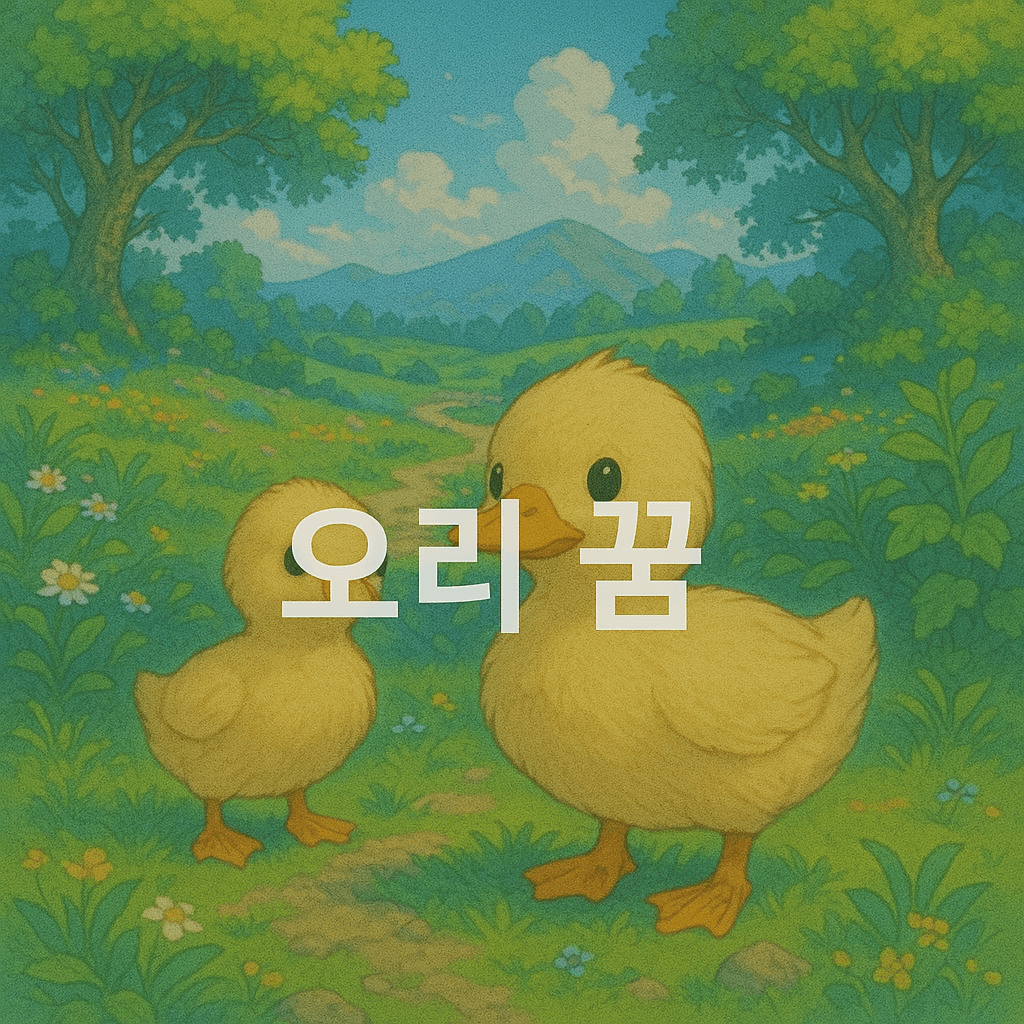 오리 꿈 해몽