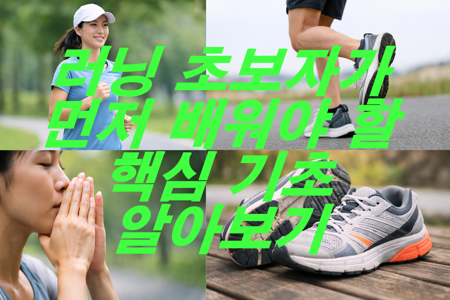 러닝 초보자가 먼저 배워야 할 핵심 기초 알아보기