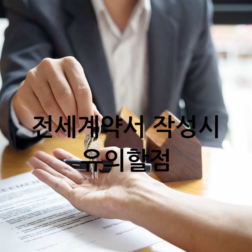 전세사기 피해예방