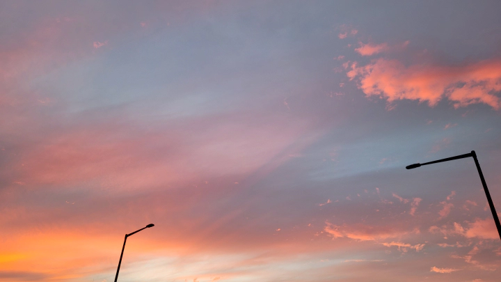 꼭 다시 볼 수 있기를. 저녁노을