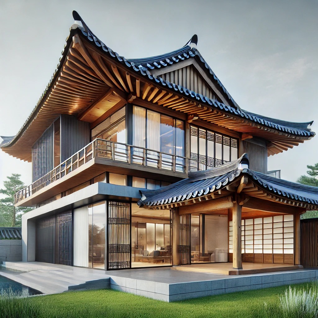 Arsitektur Tradisional Korea dan Penggabungan Arsitektur Modern Contoh Penginterpretasian Elemen Tradisional dalam Bentuk Modern