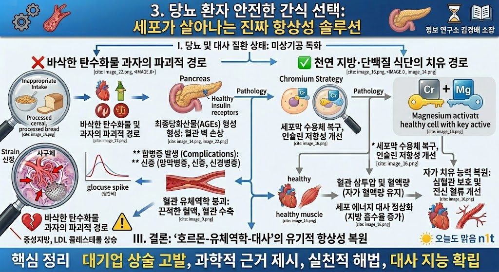 당뇨 환자의 세포가 살아나는 진짜 항상성 솔루션