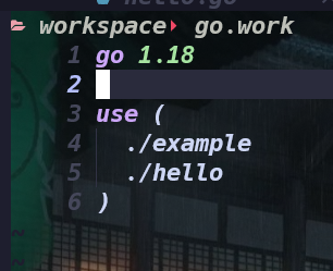 Getting started with multi-module workspaces 멀티 모듈 워크스페이스 - # golang.org/x/example 모듈 다운 받고 수정하기 Getting started with multi-module workspaces 멀티 모듈 워크스페이스 - # golang.org/x/example 모듈 다운 받고 수정하기