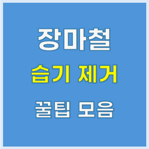 장마철 습기 제거