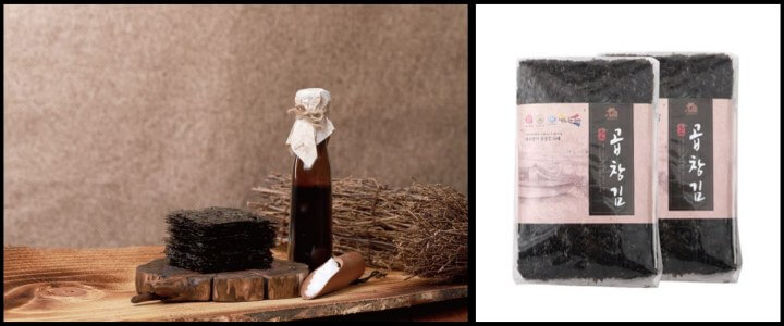 진도아리랑몰 진도 곱창김 상품 광고