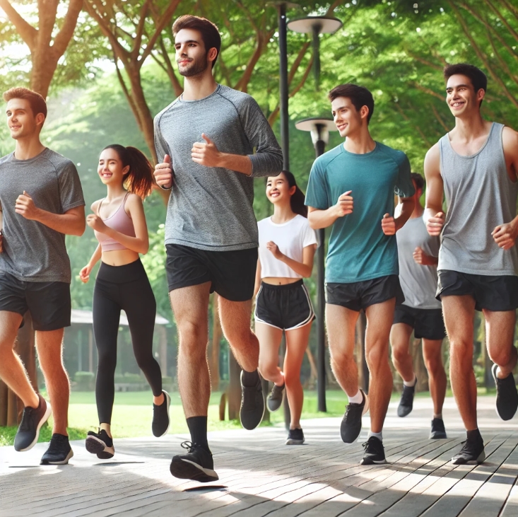 건강한 달리기 방법 이미지