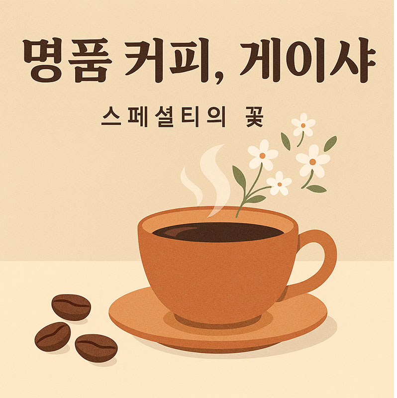AI가 만들어준 명품커피 게이샤