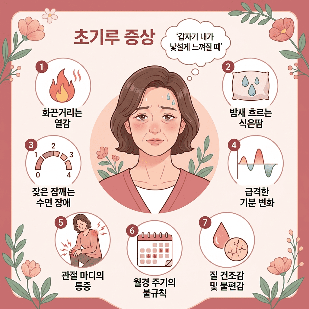 갱년기 초기 증상과 생활 관리, ‘갑자기 내가 낯설어질 때’ 도움 되는 루틴