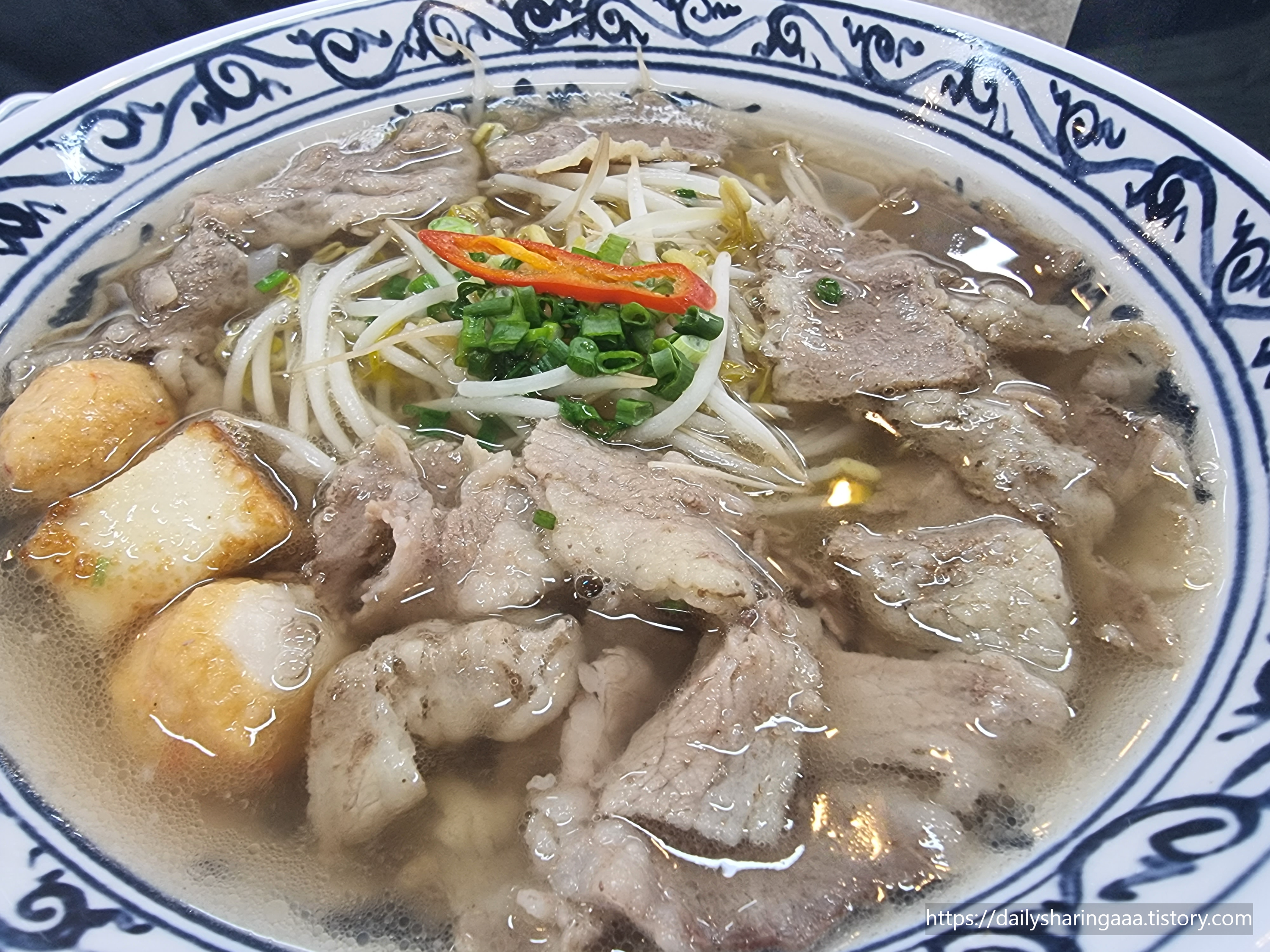 청라_베트남노상식당_2인세트_프리미엄쌀국수