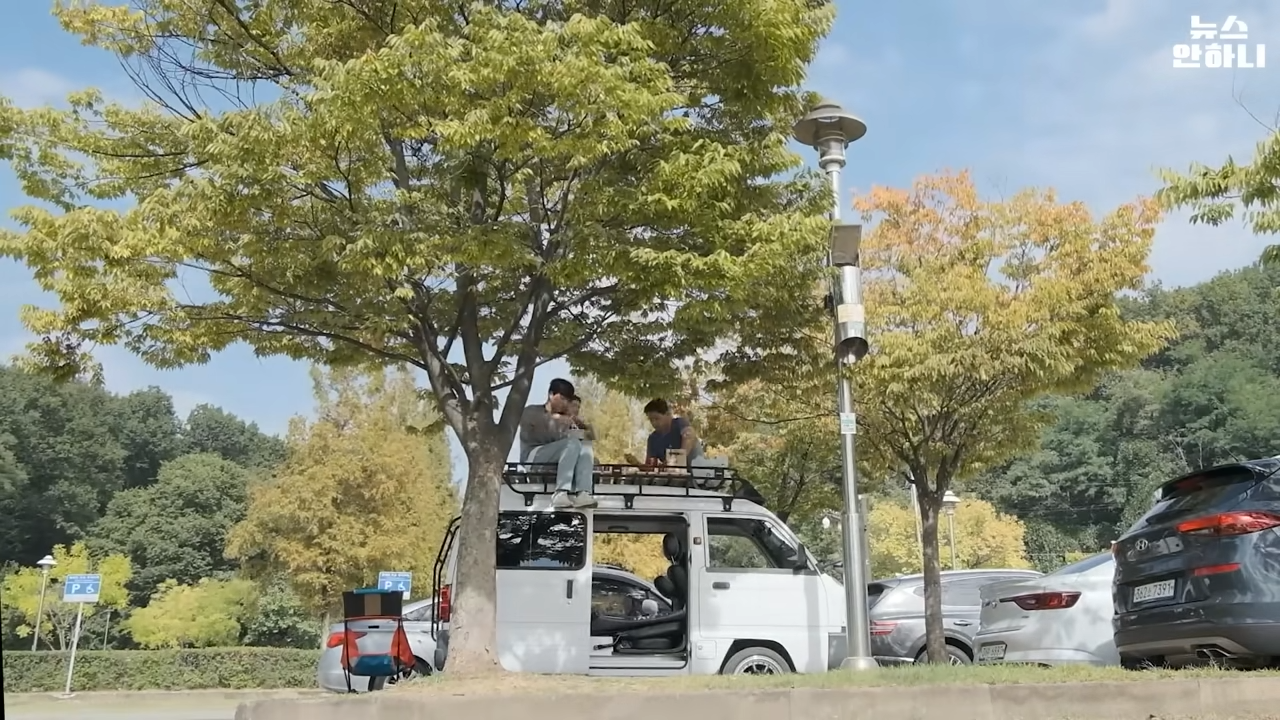 김대호 아나운서 차박