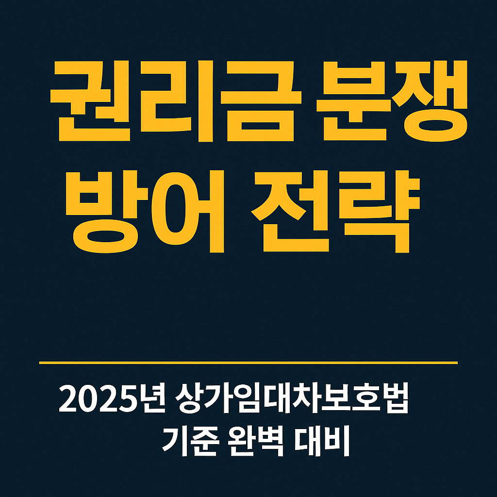 권리금_분쟁,_이렇게만_준비하면_방어_가능합니다_–_2025년_실무_가이드