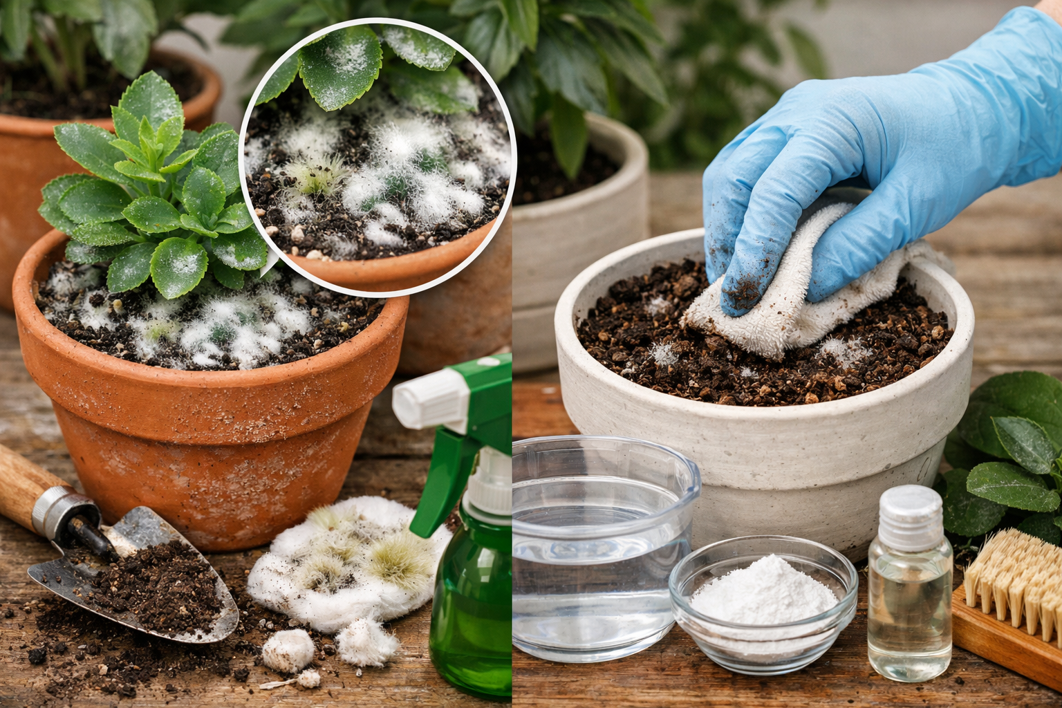 화분 곰팡이 원인과 제거법