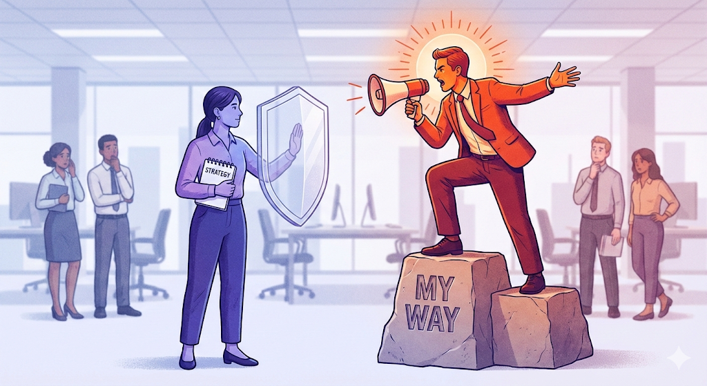 자기만 옳다는 사람, 부딪히지 않고 압도하는 대처법