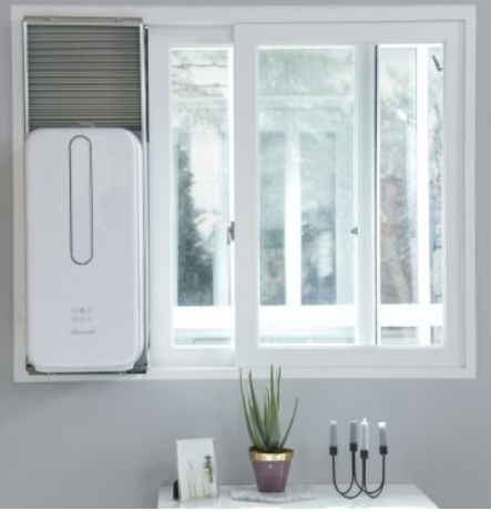 창문형에어컨-설치예시사진