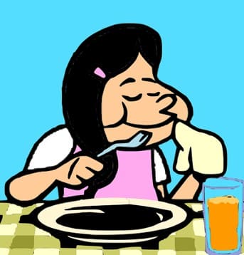 밥먹고냅킨으로입닦는여자사진