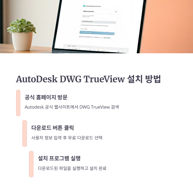 DWG뷰어 다운로드 및 설치 방법