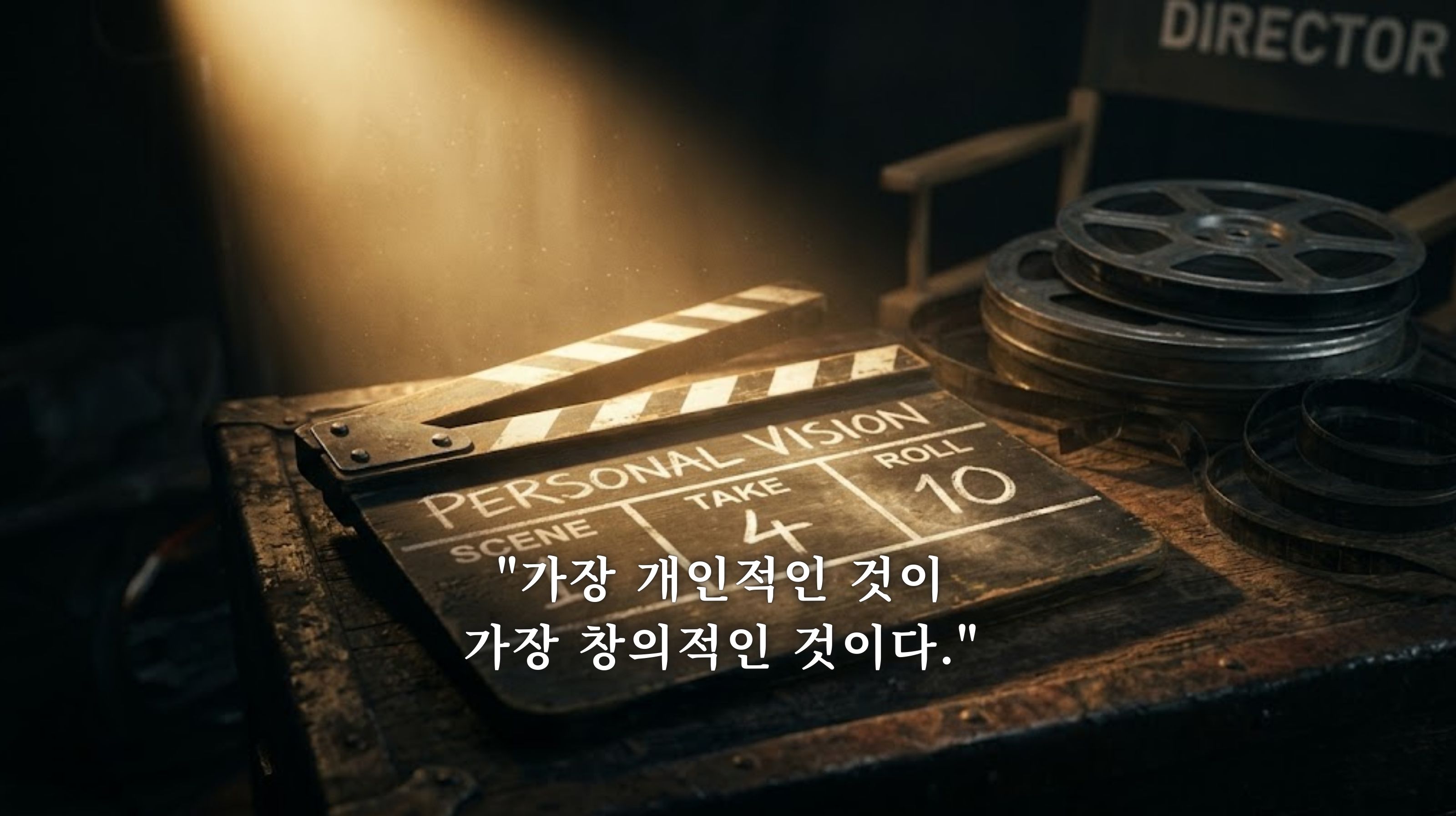 가장 개인적인 것이
가장 창의적인 것이다.