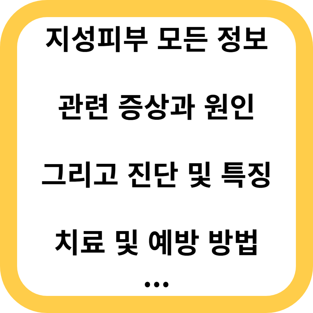 지성피부