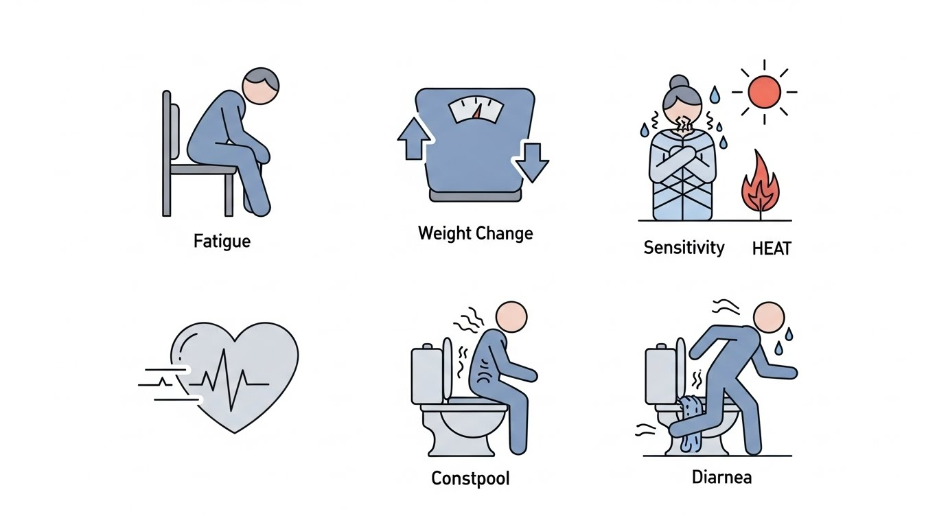 갑상선 기능이상 전신증상 아이콘