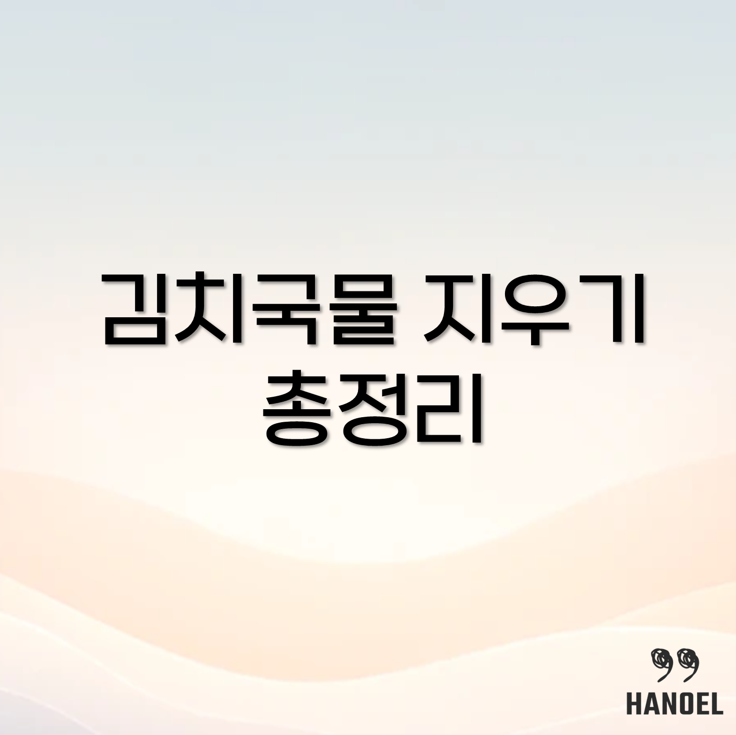 김치국물 지우기