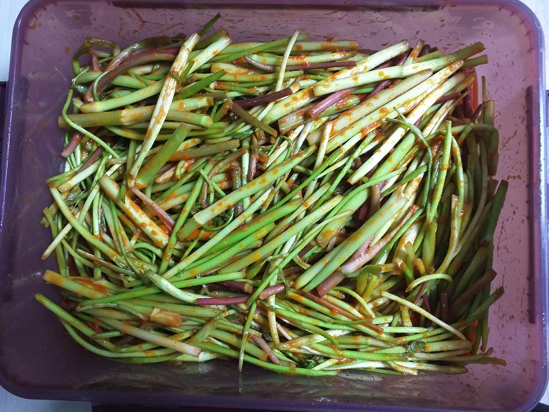 미나리요리, 미나리물김치