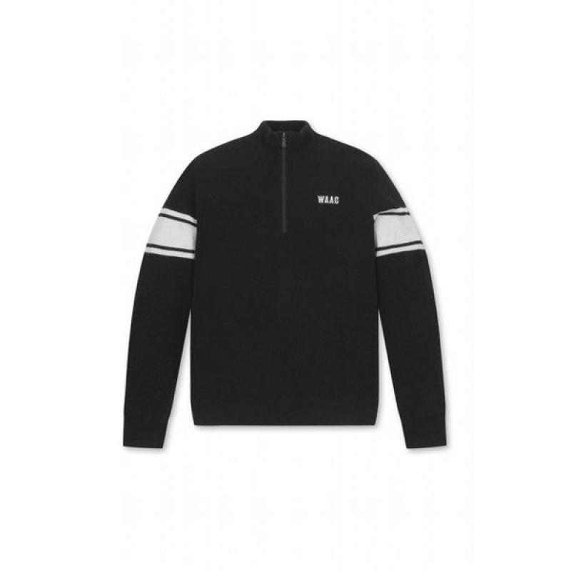 왁골프 왁 WAAC 남성 울 방풍 반집업 스웨터 WMWAW22806