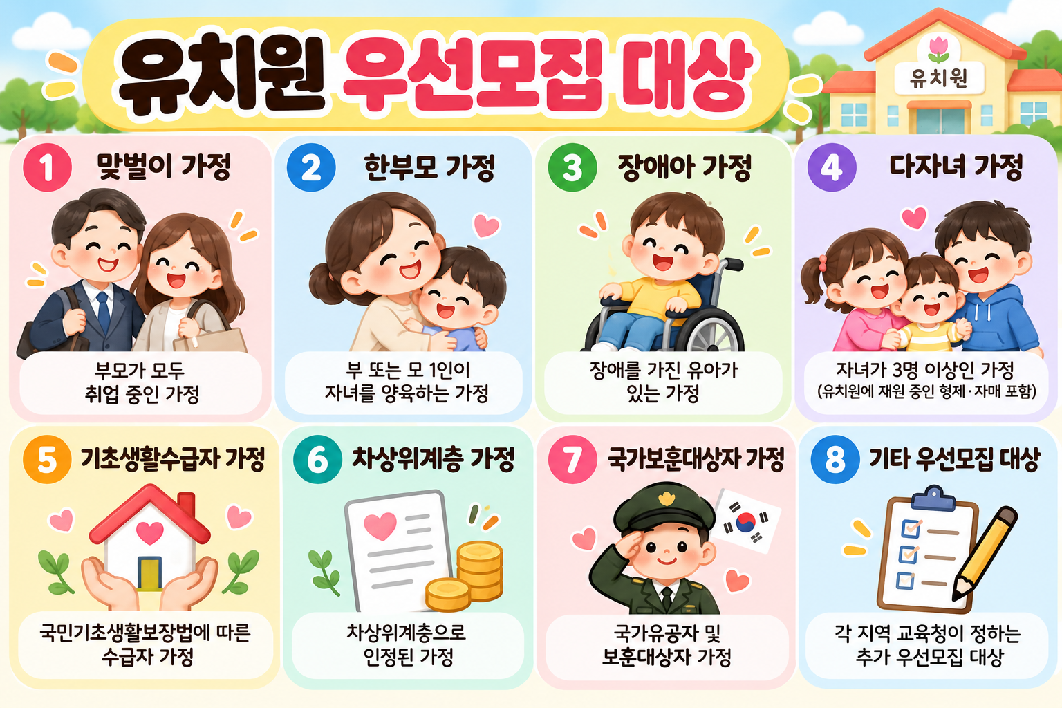 유치원 우선모집