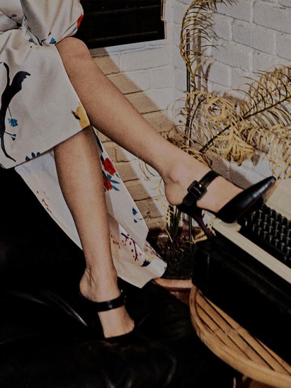 엘노어 Audrey Hepburn-black 로고굽