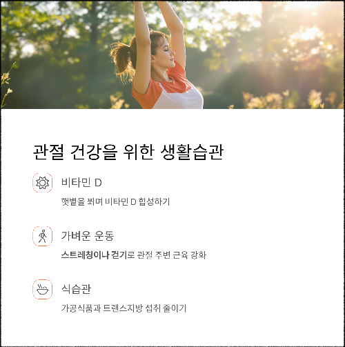 관절에 좋은 식품 궁합 BEST 5 – 통증 없이 유연한 삶을 위한 식단 비결