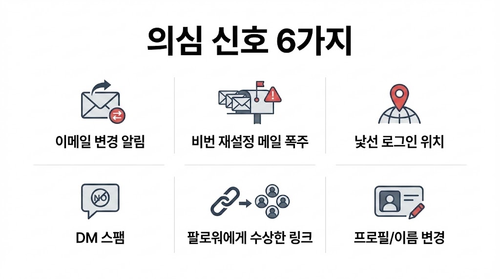 인스타 해킹 당했을 때 10분 점검: 로그인 활동/비번/2FA 우선순위 (2026 최신)