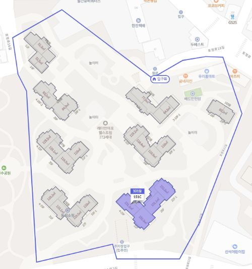 단지배치도