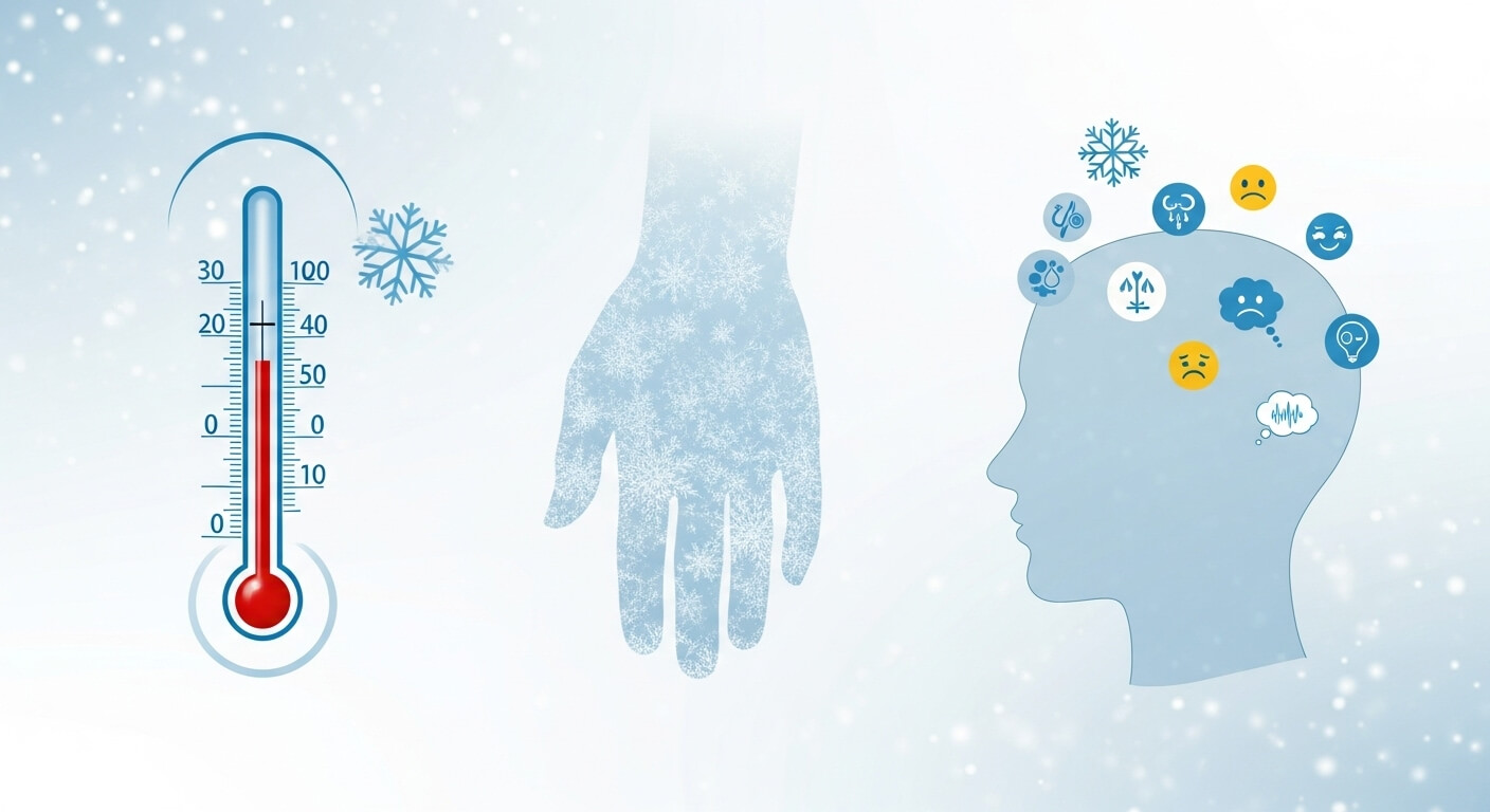 겨울철 주의 질환 총정리 (저체온증, 동상, SAD)