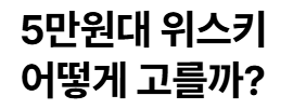 5만원대 위스키 종류