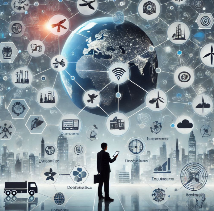 다양한 산업 분야를 연결하는 메타디움 생태계 도식