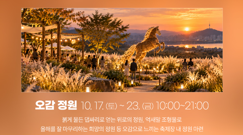 ▲ 제25회 하늘공원 서울억새축제 (출처 : 서울시)