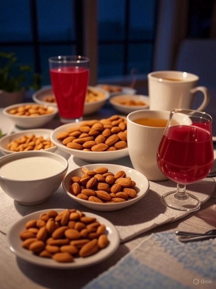 불면증에 좋은 음식과 저녁 식단 가이드